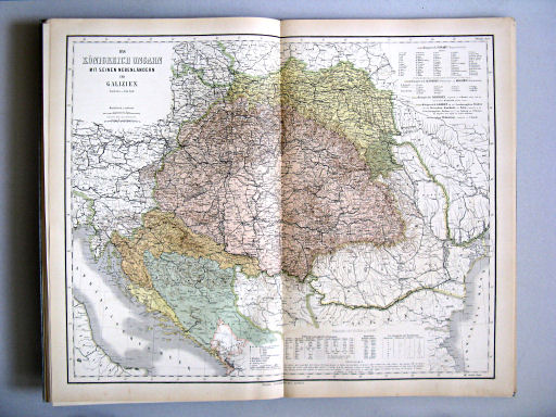 Hand-Atlas des Himmels und der Erde (1886)
31. Das Königreich Ungarn mit seinen Nebenländern und Galizien