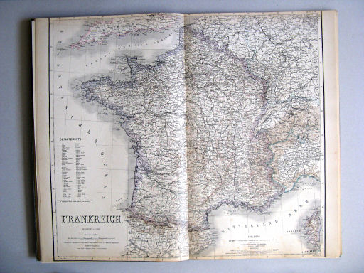 Hand-Atlas des Himmels und der Erde (1886)
36. Frankreich
