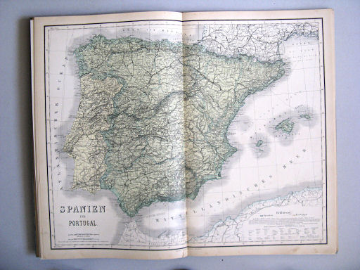 Hand-Atlas des Himmels und der Erde (1886)
41. Spanien und Portugal