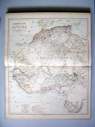 Hand-Atlas des Himmels und der Erde (1886)
56. Das nordwestliche Afrika