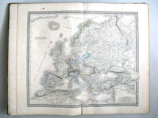 Hand-Atlas der Erde und des Himmels in 50 Blättern (1863)
4. Europa