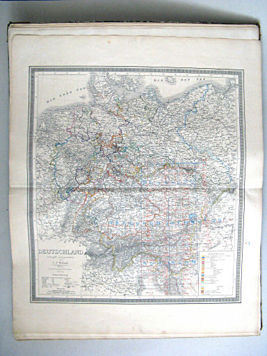 Hand-Atlas der Erde und des Himmels in 50 Blättern (1863)
6. Deutschland