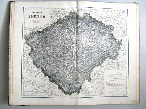 Hand-Atlas der Erde und des Himmels in 50 Blättern (1863)
10. Das Königreich Böhmen