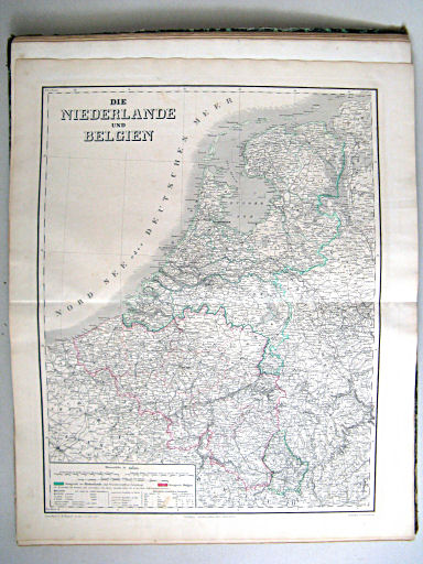 Hand-Atlas der Erde und des Himmels in 50 Blättern (1863)
27. Die Niederlande und Belgien
