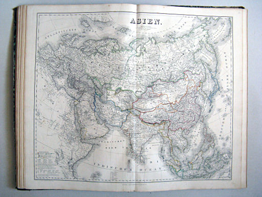Hand-Atlas der Erde und des Himmels in 50 Blättern (1863)
37. Asien