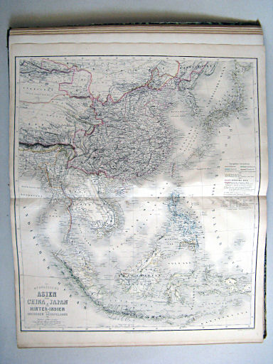 Hand-Atlas der Erde und des Himmels in 50 Blättern (1863)
39. Das südöstliche Asien oder China, Japan und Hinter-Indien mit dem indischen Archipelagus