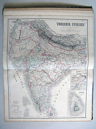 Hand-Atlas der Erde und des Himmels in 50 Blättern (1863)
40. Vorder Indien