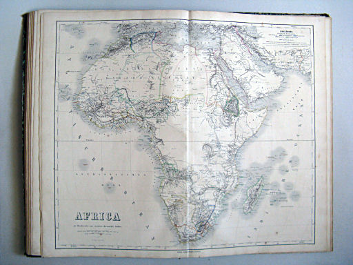 Hand-Atlas der Erde und des Himmels in 50 Blättern (1863)
41. Africa