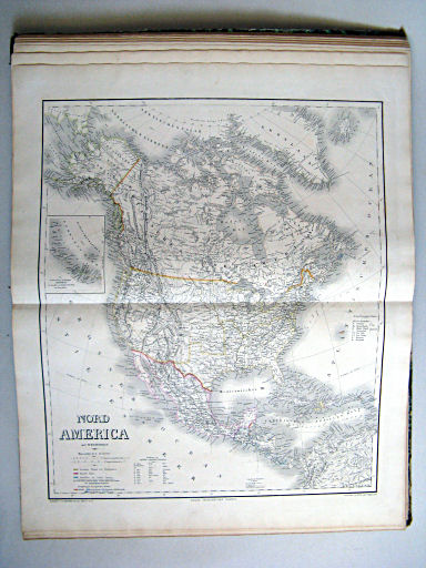Hand-Atlas der Erde und des Himmels in 50 Blättern (1863)
42. Nord America mit Westindien