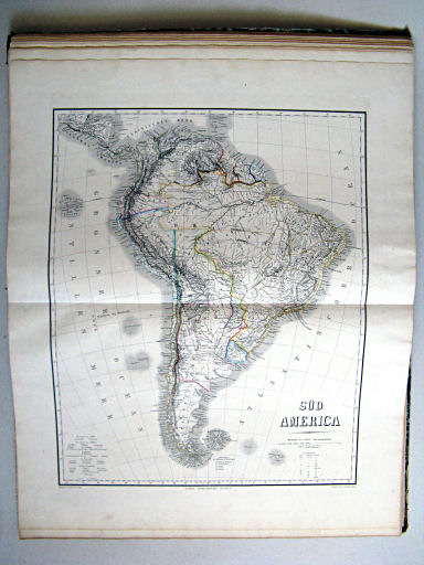 Hand-Atlas der Erde und des Himmels in 50 Blättern (1863)
43. Süd America