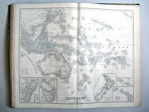 Hand-Atlas der Erde und des Himmels in 50 Blättern (1863)
46. Australien