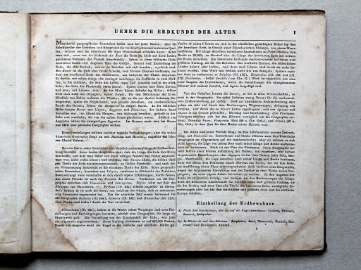 Atlas der alten Welt, 1828
Toelichting bij kaart I / Explanations to sheet I (1)