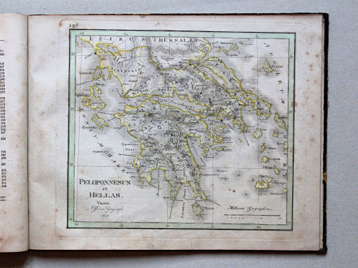 Atlas der alten Welt, 1828
VIIb. Peloponnesus et Hellas
