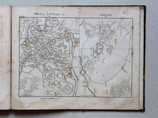 Atlas der alten Welt, 1828
IX. a. Roma Antiqua. b. Athenae