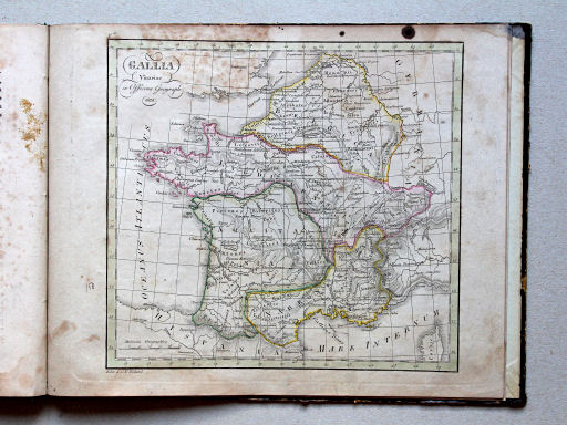 Atlas der alten Welt, 1828
Xa. Gallia