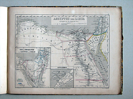 Atlas der alten Welt, 1864
IV. Aegyptus und Libya