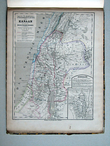 Atlas der alten Welt, 1864
V. Palästina oder Kanaan zur Zeit des Israelitischen Reiches