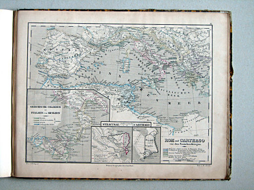 Atlas der alten Welt, 1864
IX. Rom und Carthago vor den Punischen Kriegen