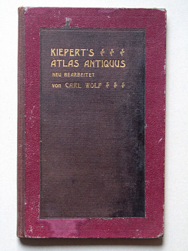 Atlas antiquus: Atlas der alten Welt, 1884
Voorkant band / Front cover