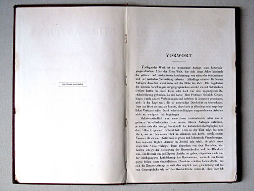 Atlas antiquus: Atlas der alten Welt, 1884
Voorwoord / Preface
