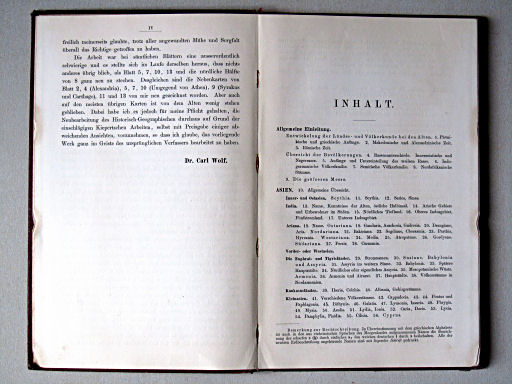 Atlas antiquus: Atlas der alten Welt, 1884
Voorwoord, inhoudsopgave / Preface, table of contents