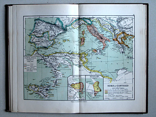 Atlas antiquus: Atlas der alten Welt, 1884
IX. Roma et Carthago ante bella Punica