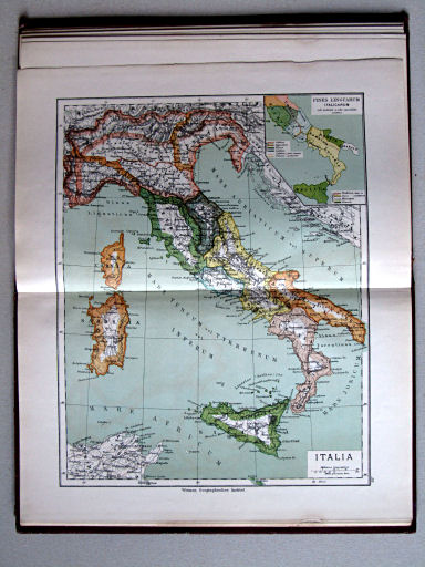 Atlas antiquus: Atlas der alten Welt, 1884
XII. Italia