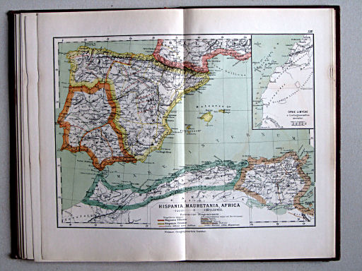Atlas antiquus: Atlas der alten Welt, 1884
XIII. Hispania, Mauretania, Africa