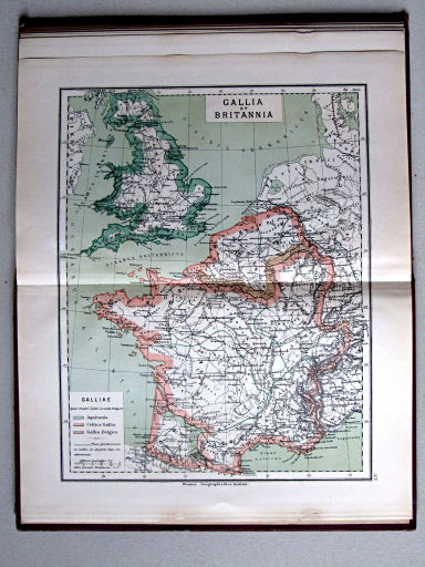 Atlas antiquus: Atlas der alten Welt, 1884
XIV. Gallia et Britannia