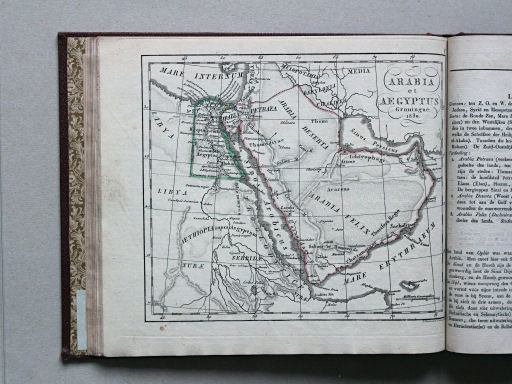 Vieth, Atlas der Oude Wereld, 1830
V. Arabia et Aegyptus