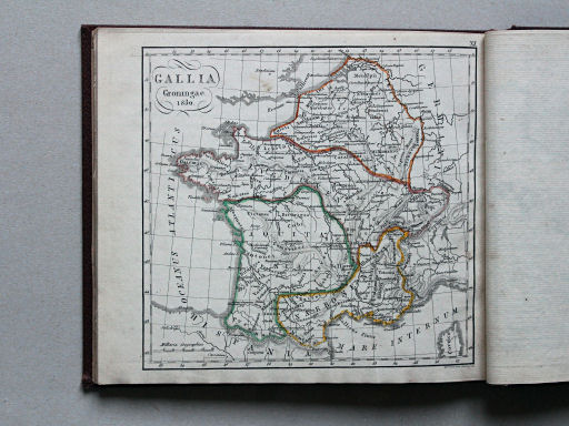 Vieth, Atlas der Oude Wereld, 1830
XI. Gallia