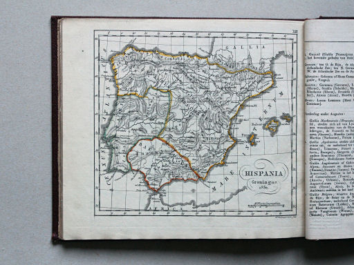 Vieth, Atlas der Oude Wereld, 1830
XII. Hispania