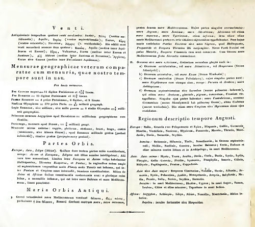 Nedzynski, Atlas Orbis Antiqui, 1825
Toelichting bij kaart I / Explanation to sheet I (2)