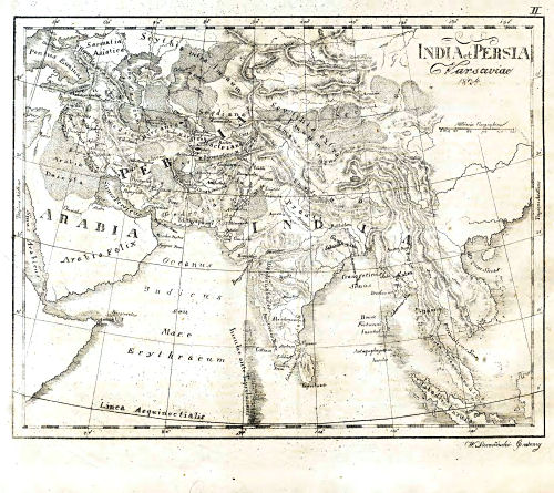 Nedzynski, Atlas Orbis Antiqui, 1825
II. India et Persia