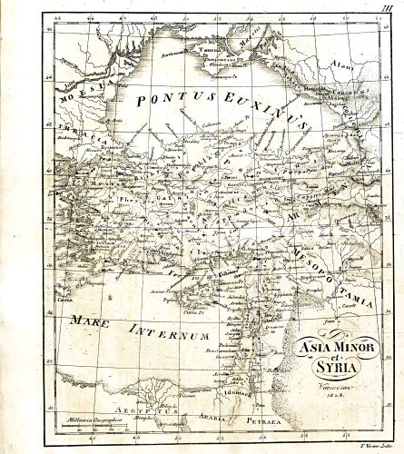 Nedzynski, Atlas Orbis Antiqui, 1825
III. Asia Minor et Syria
