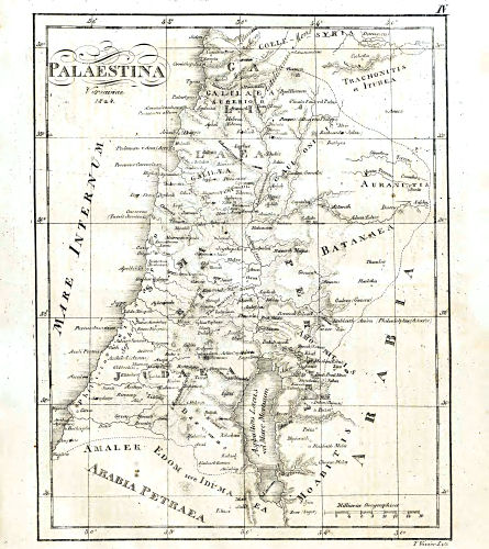 Nedzynski, Atlas Orbis Antiqui, 1825
IV. Palaestina