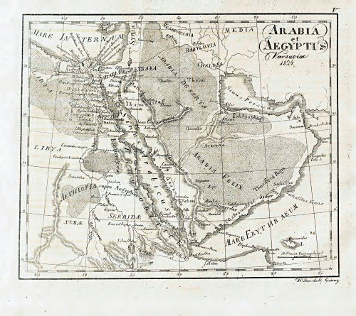 Nedzynski, Atlas Orbis Antiqui, 1825
V. Arabia et Aegyptus