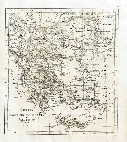 Nedzynski, Atlas Orbis Antiqui, 1825
VII. Graecia, Macedonia, Thracia et Illyricum