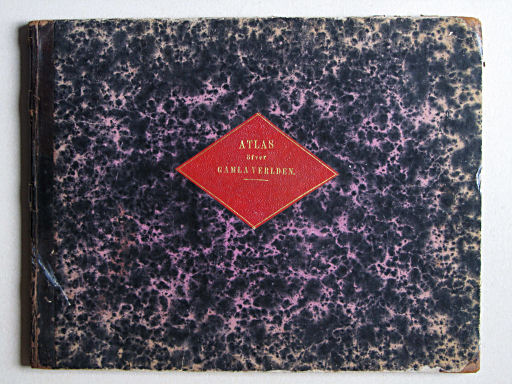 Atlas öfver gamla verlden, 1863
Voorkant band / Front cover