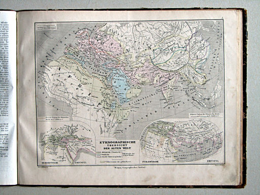 Atlas öfver gamla verlden, 1863
I. Ethnographische Übersicht der Alten Welt