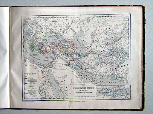 Atlas öfver gamla verlden, 1863
II. Das Persische Reich und das Reich Alexanders des Grossen