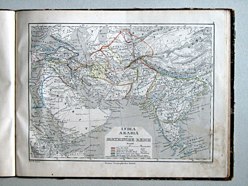 Atlas öfver gamla verlden, 1863
III. India, Arabia und das Parthische Reich