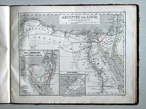 Atlas öfver gamla verlden, 1863
IV. Aegyptus und Libya