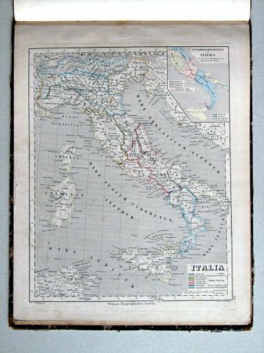 Atlas öfver gamla verlden, 1863
XII. Italia