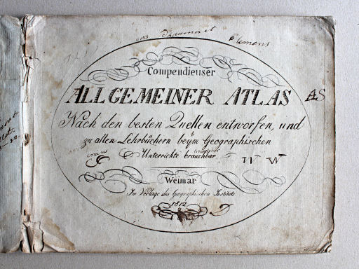 Compendieuser allgemeiner Atlas, 1812
Titelpagina / Title page