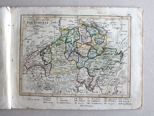 Compendieuser allgemeiner Atlas, 1812
VII. Die Schweiz
