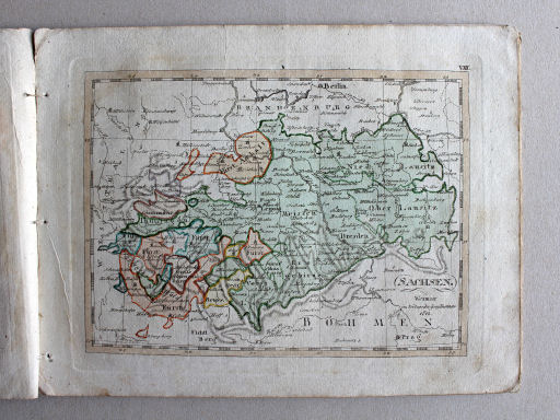 Compendieuser allgemeiner Atlas, 1812
VIII. Sachsen
