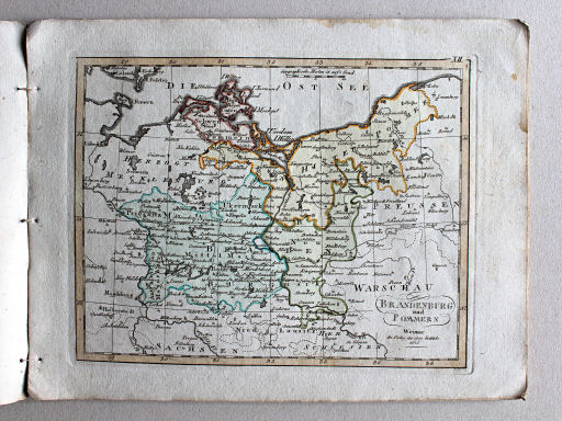 Compendieuser allgemeiner Atlas, 1812
XII. Brandenburg und Pommern