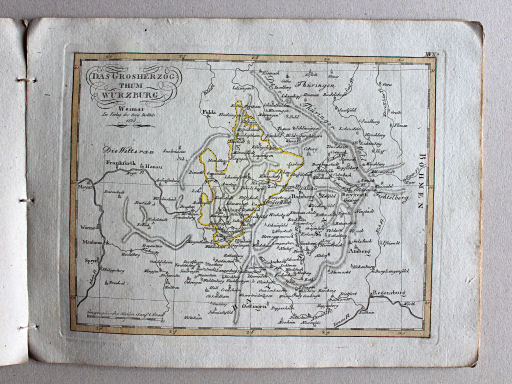 Compendieuser allgemeiner Atlas, 1812
XVII. Das Grosherzogthum Würzburg
