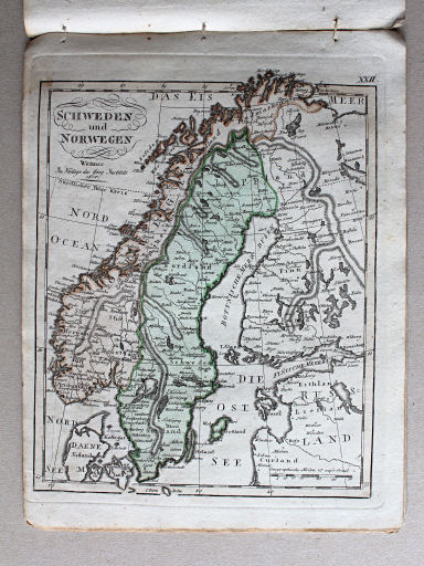 Compendieuser allgemeiner Atlas, 1812
XXII. Schweden und Norwegen